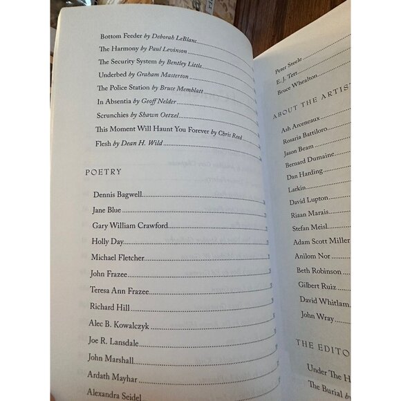 Twice the terror. The Horror Zine. Volume two. Edited by Jeani Rector. Paperback - Picture 4 of 5